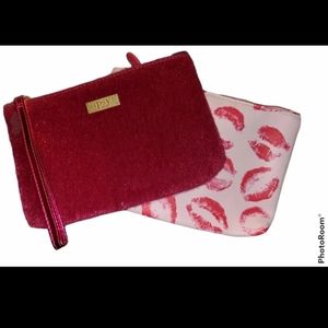 Set of 2 pink ipsy bags-New